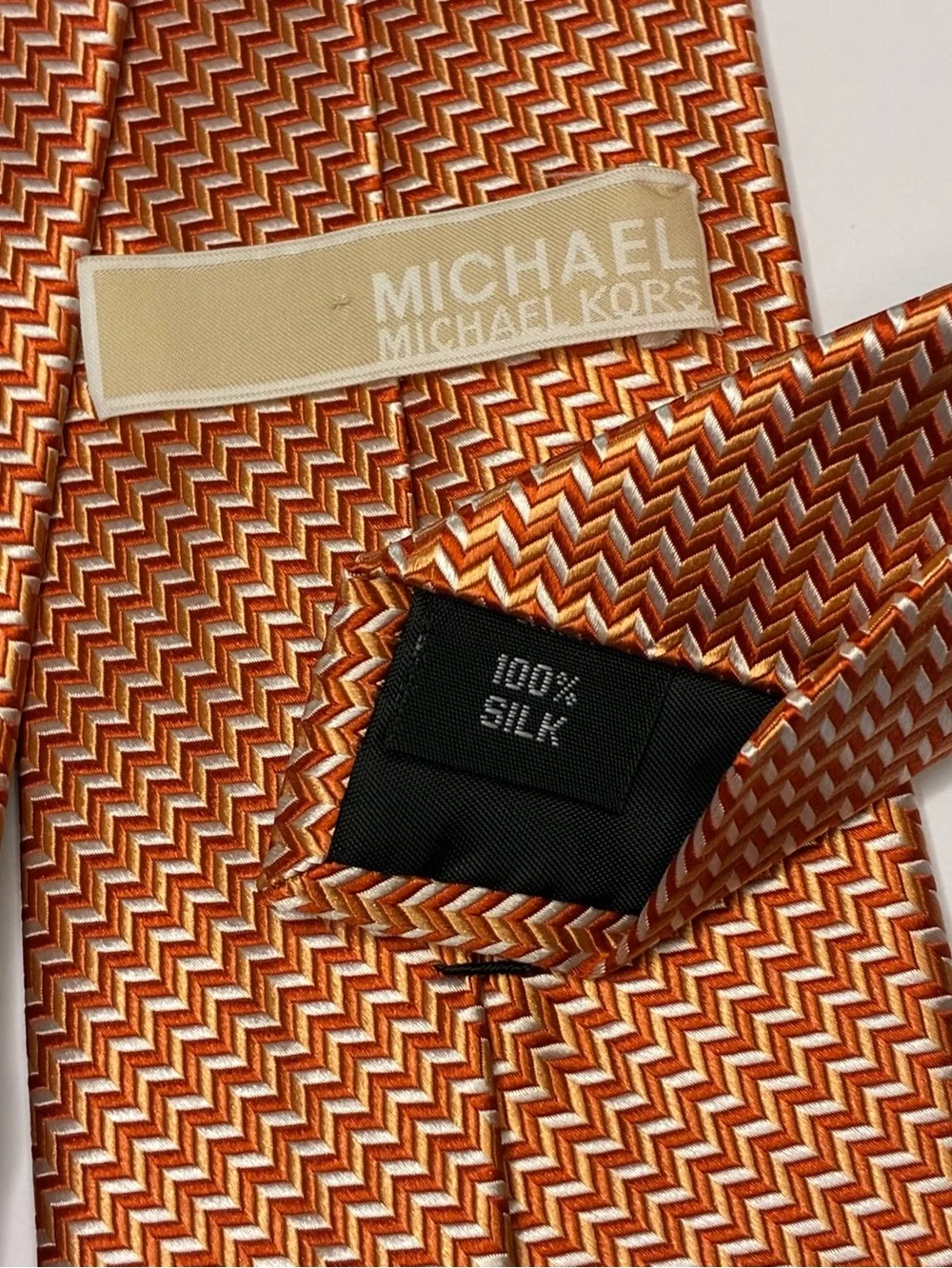 3 MICHAEL KORS SILK DESIGNER MENS NECKTIES Plaid, Geometric